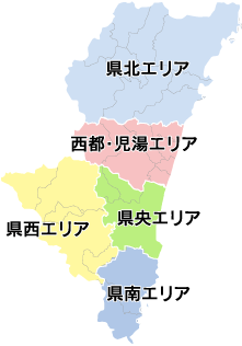 宮崎県地図